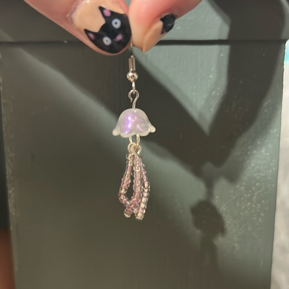 Handmade Jellyfish earrings